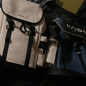 🌟BRAND NEW 🌟🏷SET OF MICHAEL KORS MENS COOPER BACKPACKS 🎒 ‼️📚